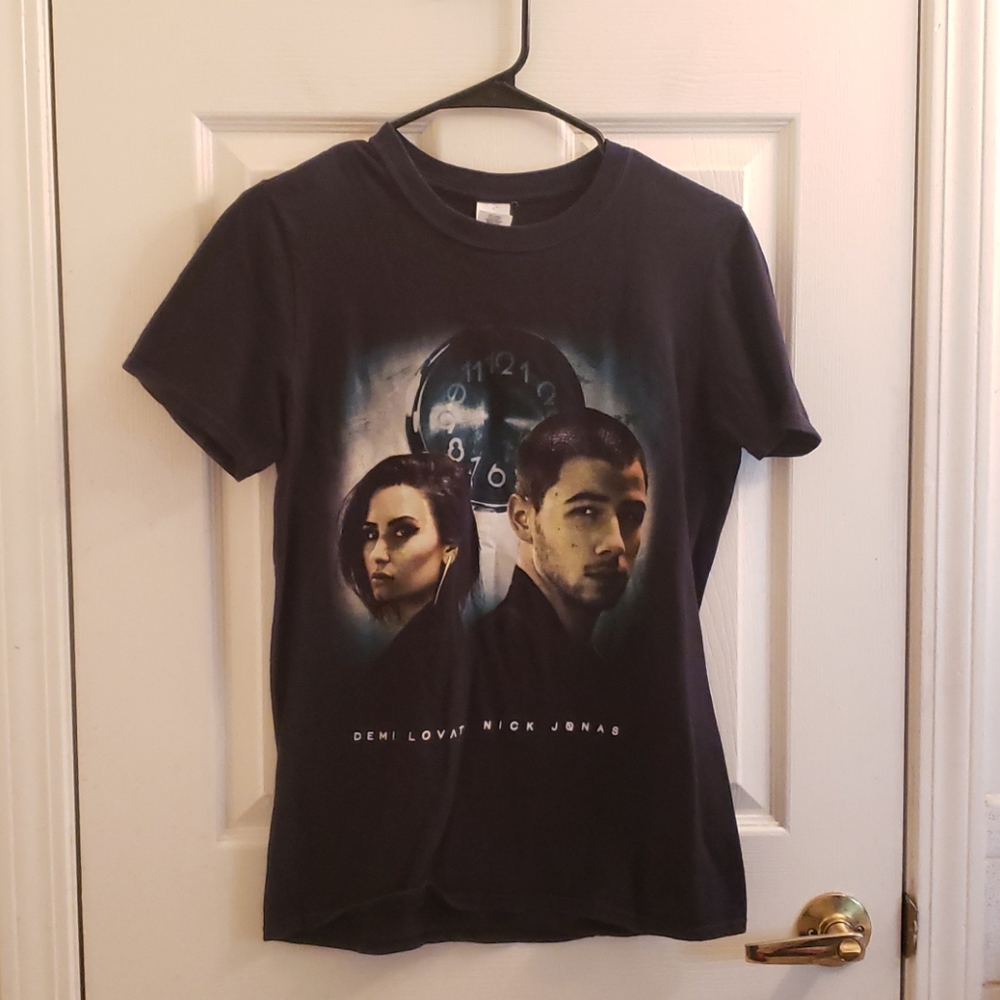 Demi Lovato & Nick Jonas 2016 Tour T-Shirt Black S